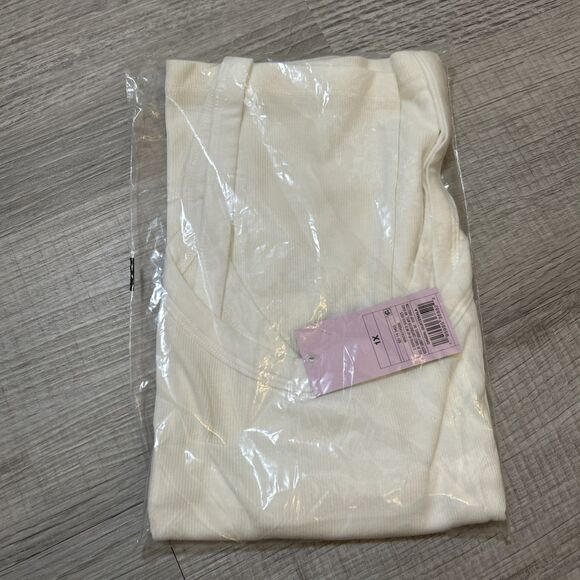 NWT Wild Fable Ribbed Tank Top White Sleeveless Basic Women’s Size 1X Plus - Picture 14 of 14